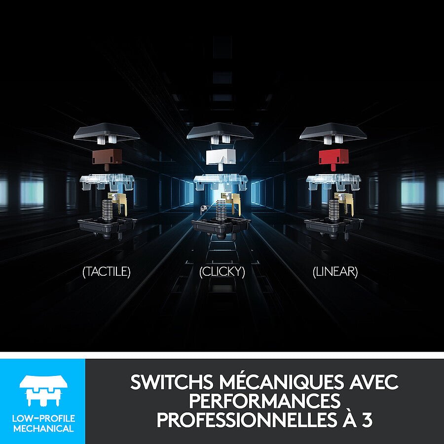 Logitech G915 Lightspeed - GL Tactile prix maroc- Smartmarket.ma