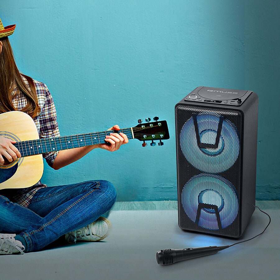 Muse M-1820 DJ + Muse MC-30 WI Noir prix maroc- Smartmarket.ma