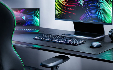 RAZER OPTICAL LOW PROFILE ROUGE du clavier gamer Razer DeathStalker v2