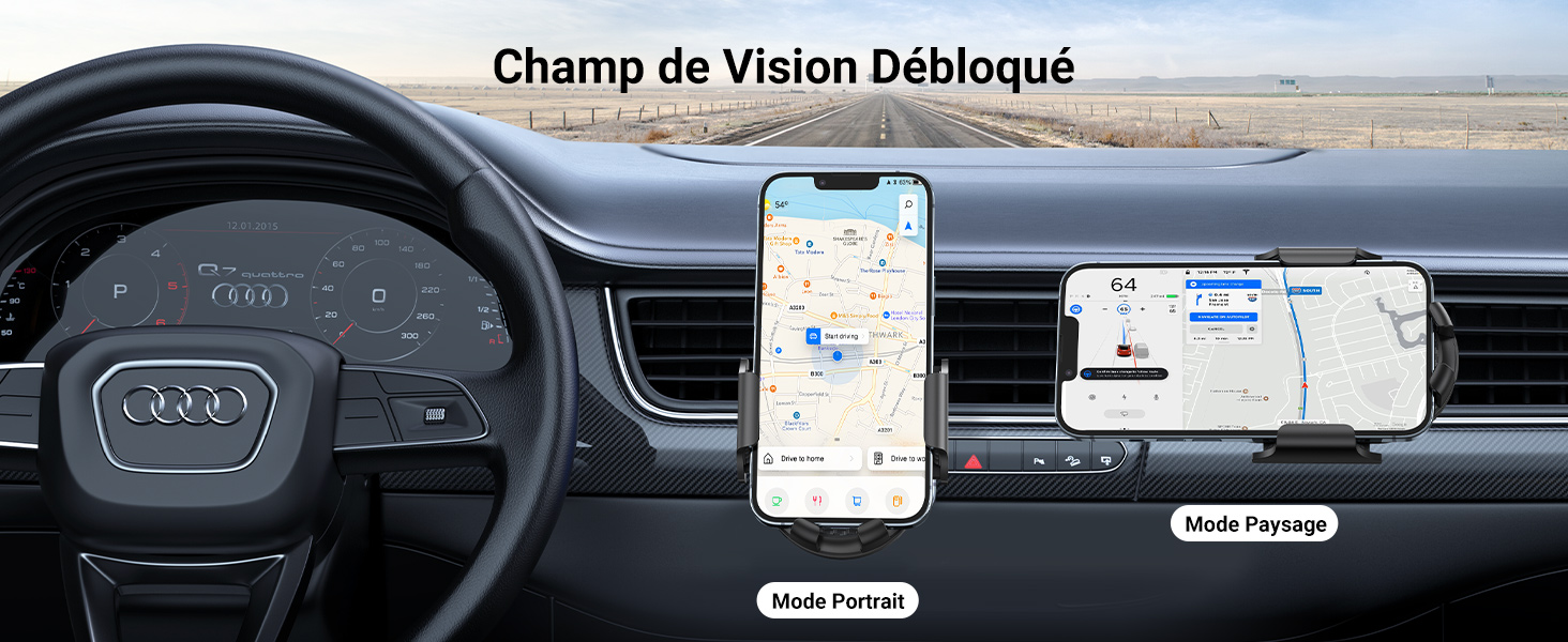 support téléphone voiture