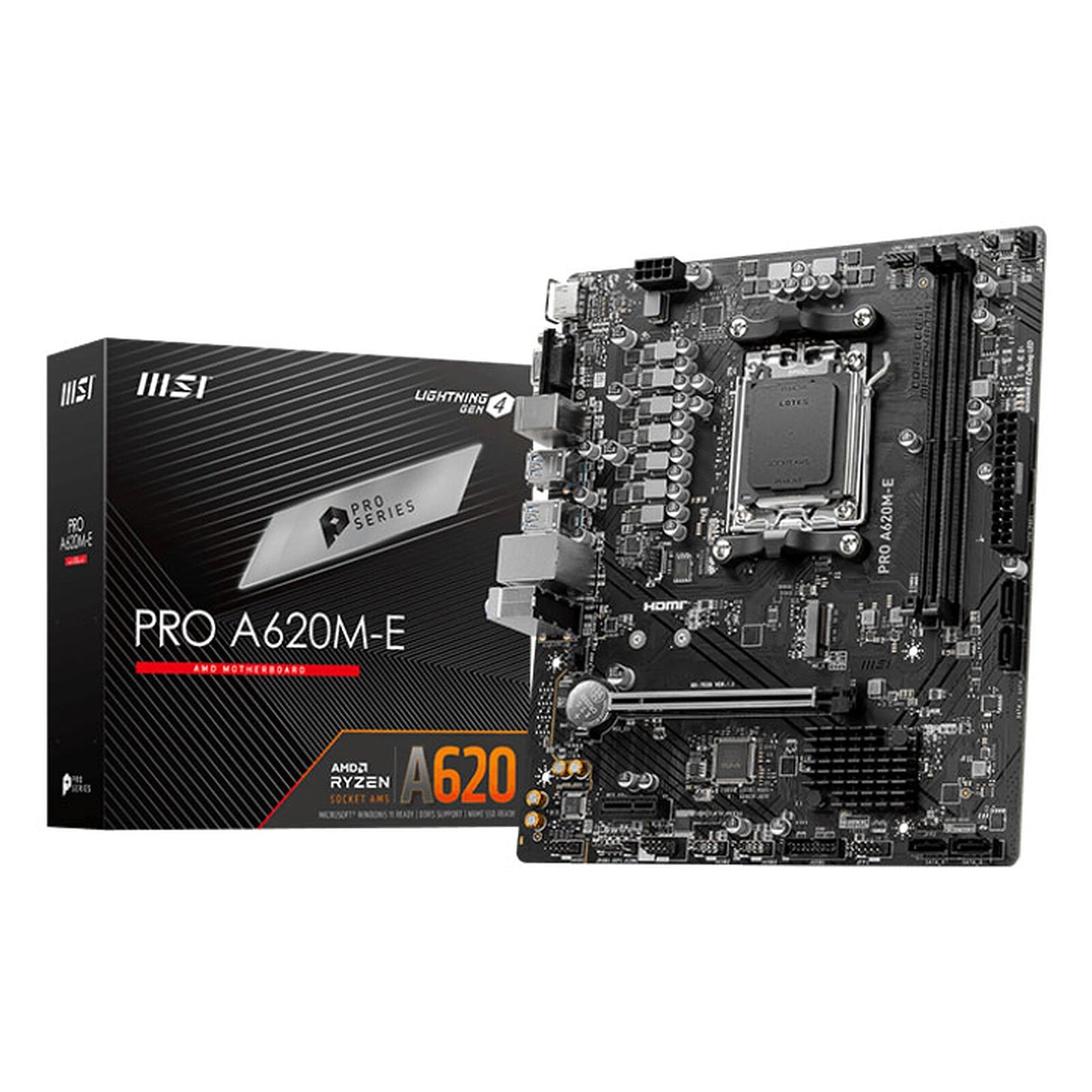 MSI PRO A620M-E box