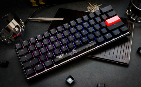 clavier gamer Ducky Channel Mecha Mini Cherry MX RGB Speed Silver clavier gamer Ducky Channel Mecha Mini Cherry MX RGB Speed Silver Prix pas cher au maroc - smartmarket.ma
