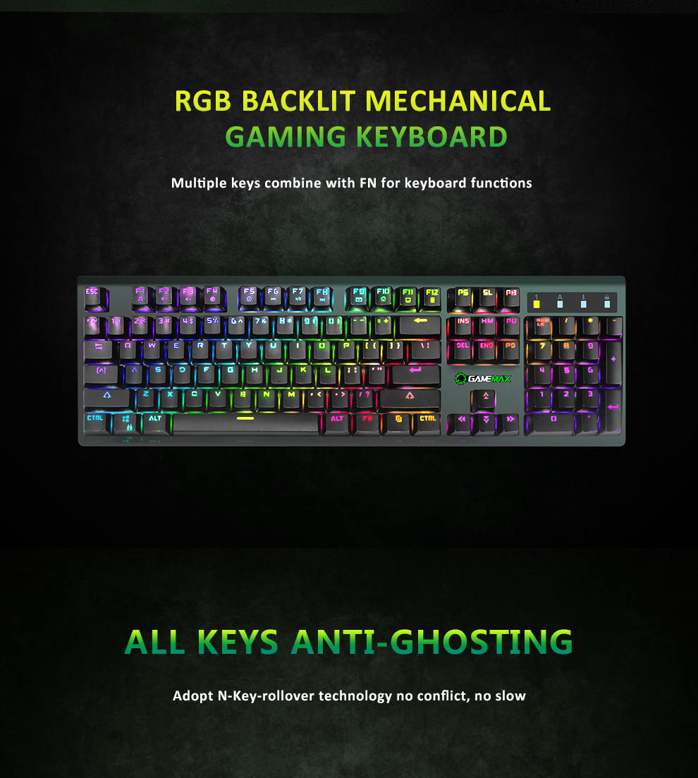 clavier gamer Gamemax KG801 Maroc prix pas cher - smartmarket.ma
