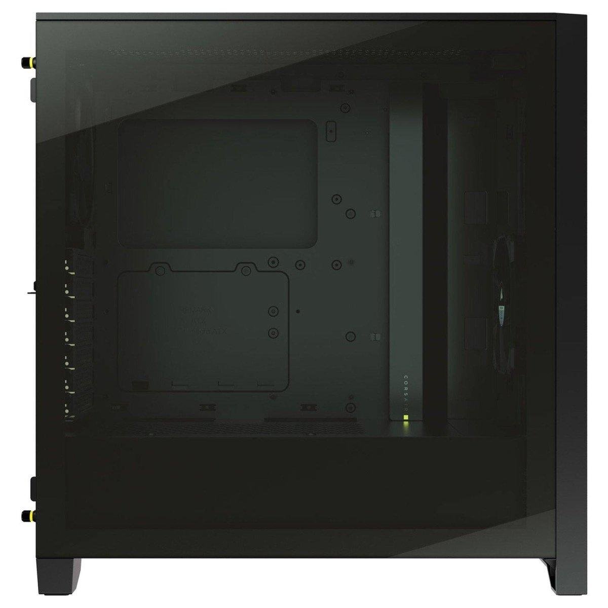Corsair 4000D Tempered Glass Noir - Boîtier ATX moyen-tour en verre trempé prix maroc- Smartmarket.ma