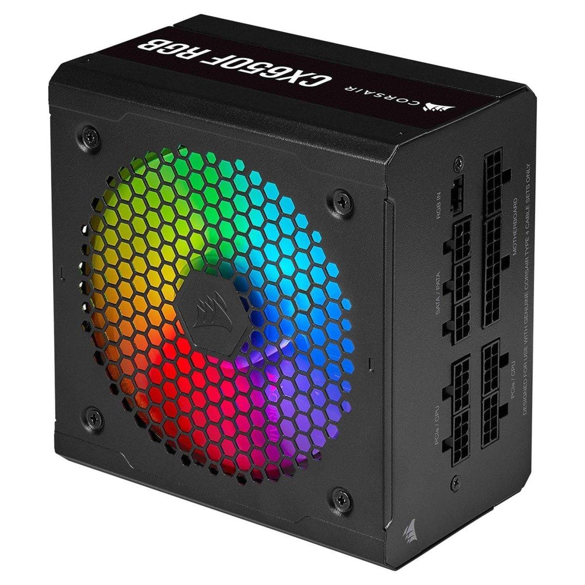 Corsair CX650F RGB 80PLUS Bronze - Noir prix maroc- Smartmarket.ma