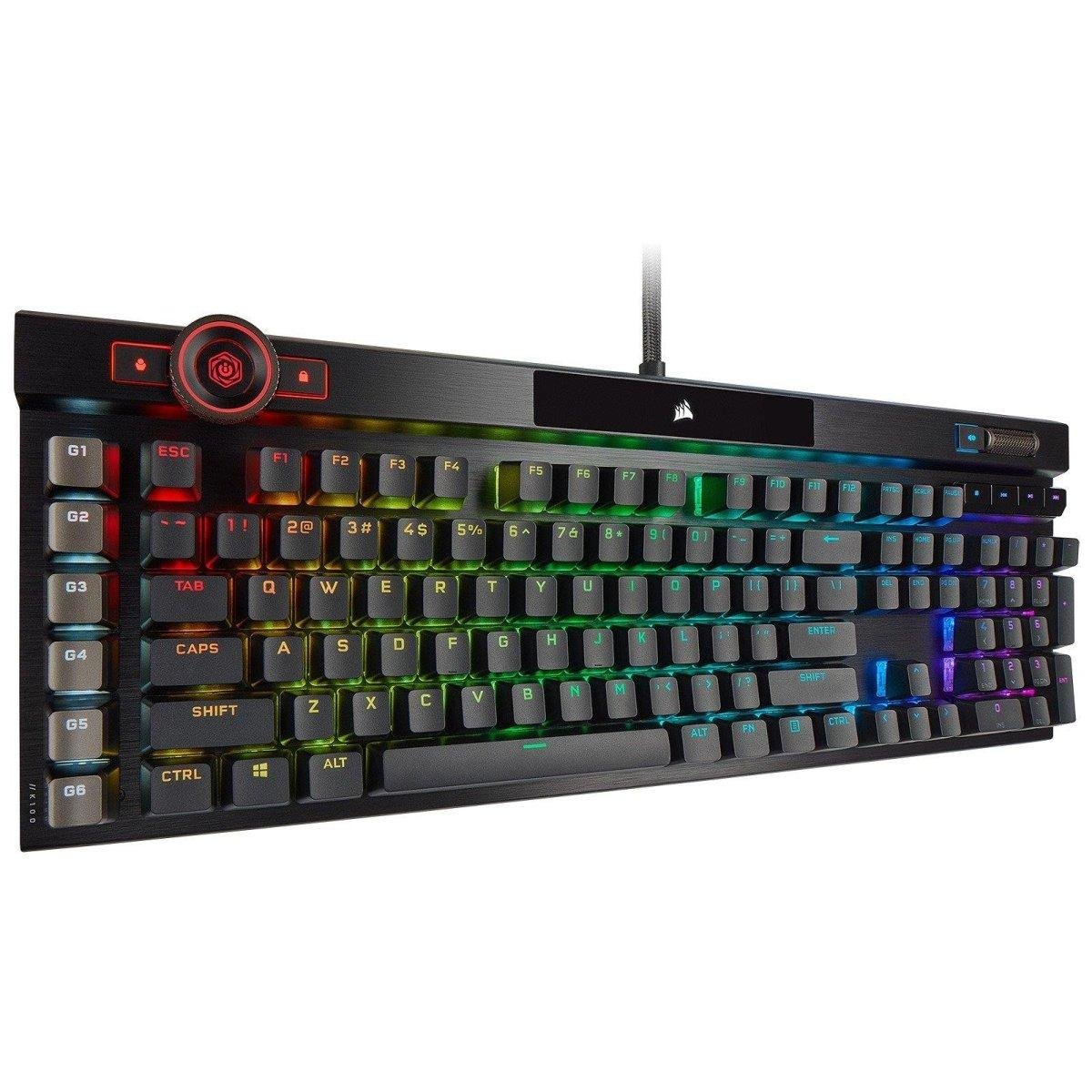 corsair-gaming-k100-clavier-gamer-or-rgb-switches-cherry-mx-speed-silver-prix-maroc-1 Corsair Gaming K100 - Clavier Gamer | RGB - Switches Cherry MX Speed Silver prix maroc- Smartmarket.ma