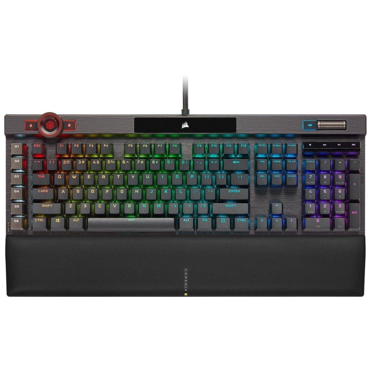 Corsair Gaming K100 - Clavier Gamer | RGB - Switches Cherry MX Speed Silver prix maroc- Smartmarket.ma