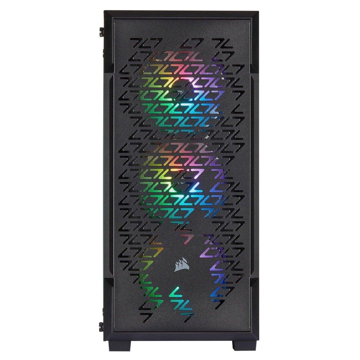 Corsair iCUE 220T RGB Airflow Noir - Boîtier moyen-tour intelligent en verre trempé prix maroc- Smartmarket.ma