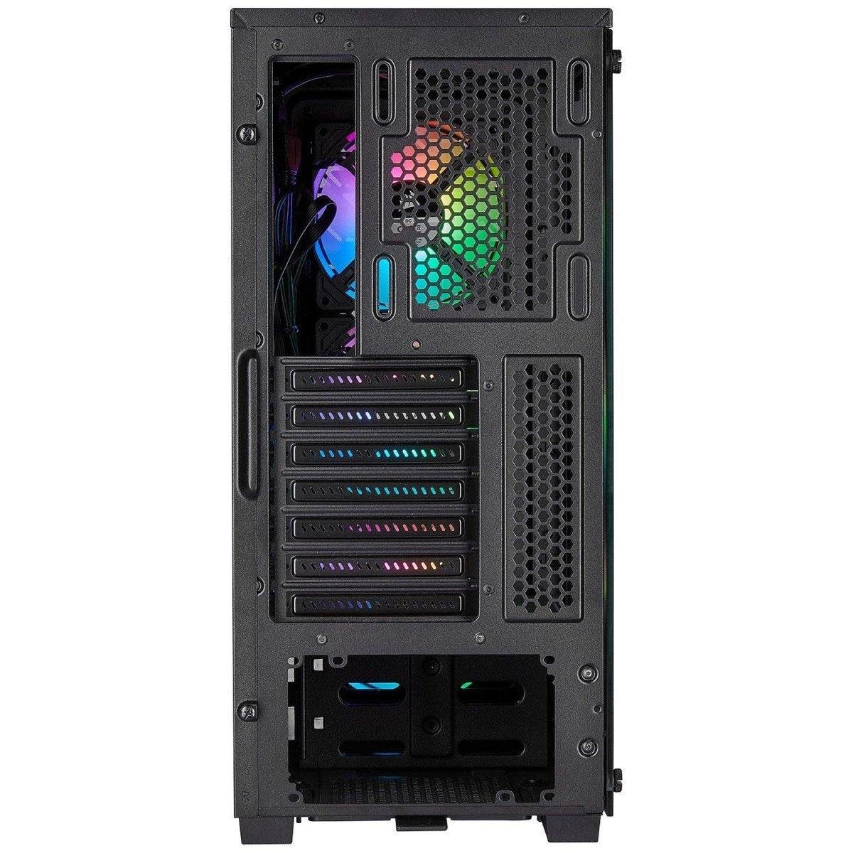 Corsair iCUE 220T RGB Airflow Noir - Boîtier moyen-tour intelligent en verre trempé prix maroc- Smartmarket.ma