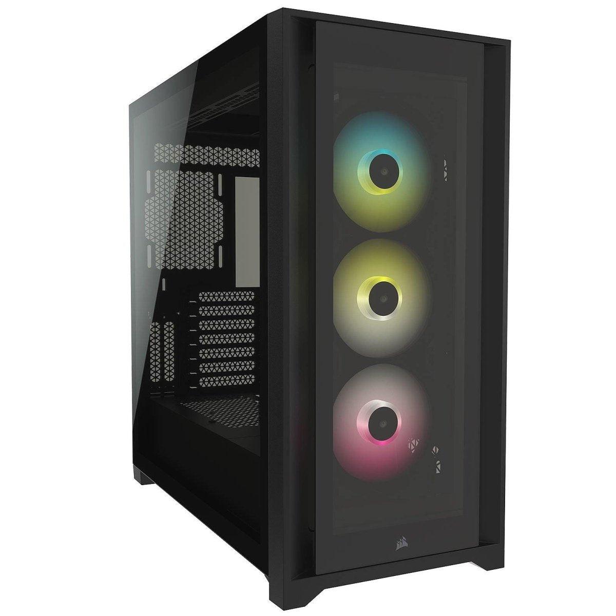 Corsair iCUE 5000X RGB Tempered Glass - Noir prix maroc- Smartmarket.ma