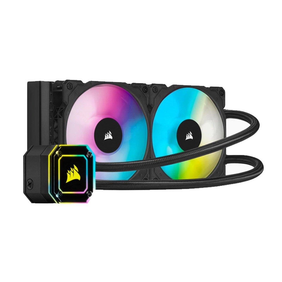 Corsair iCue H100i Elite Capellix - Noir prix maroc- Smartmarket.ma