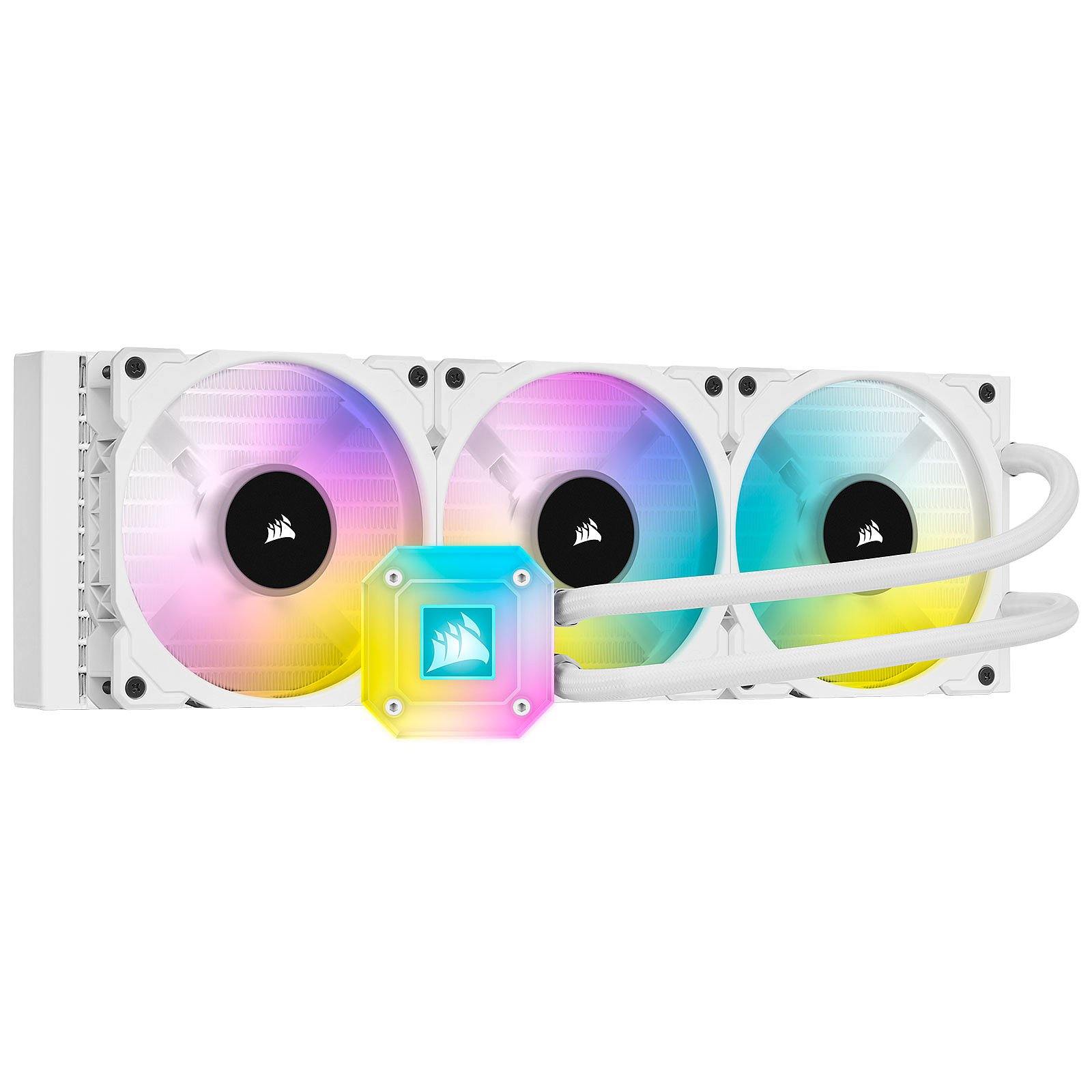 Corsair iCue H150i Elite Capellix Blanc prix maroc- Smartmarket.ma