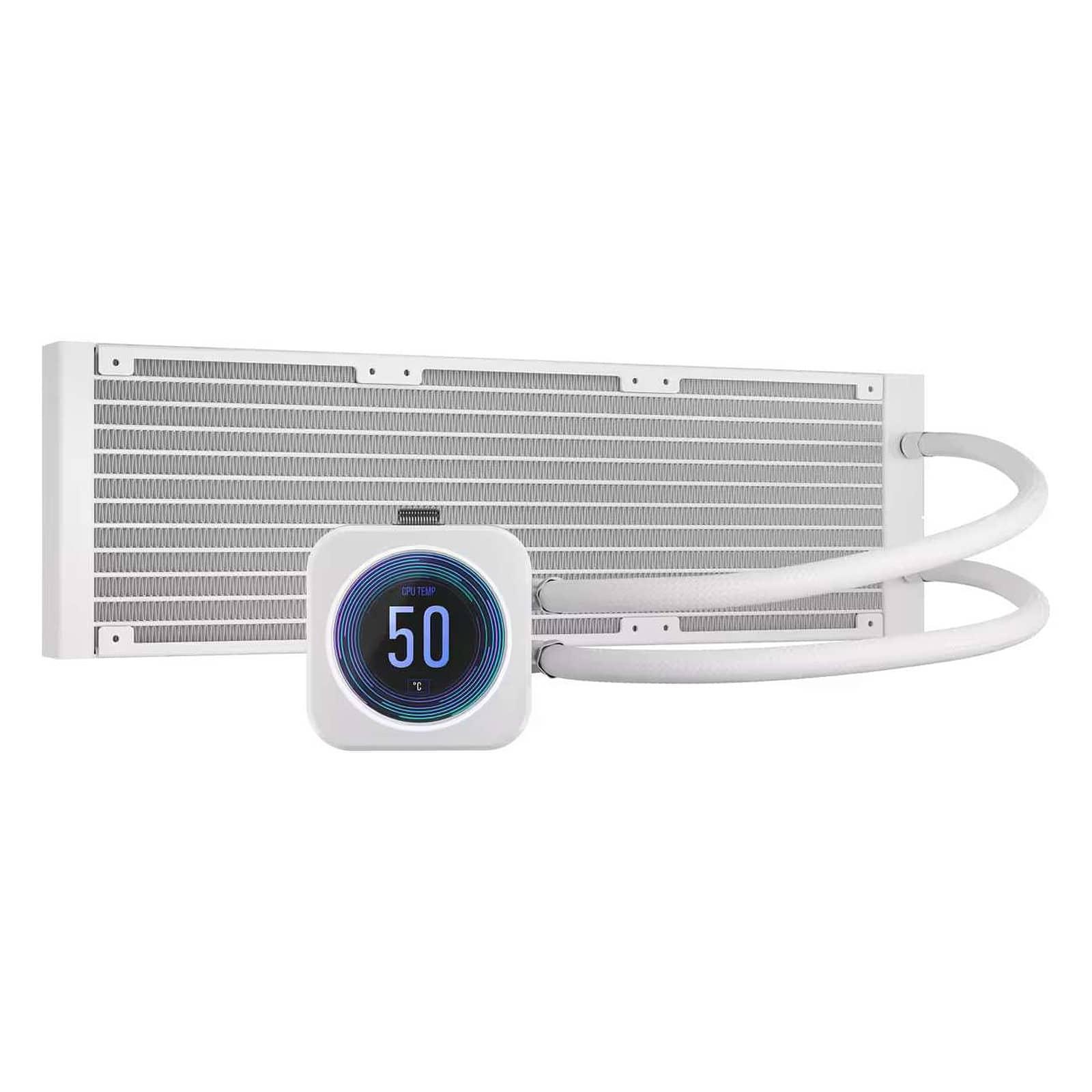 Corsair iCUE H150i ELITE LCD XT Blanc prix maroc- Smartmarket.ma
