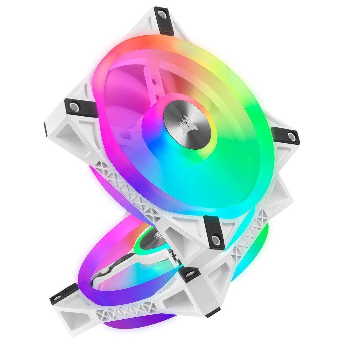 Corsair QL Series QL120 RGB (Par 3) - Blanc prix maroc- Smartmarket.ma