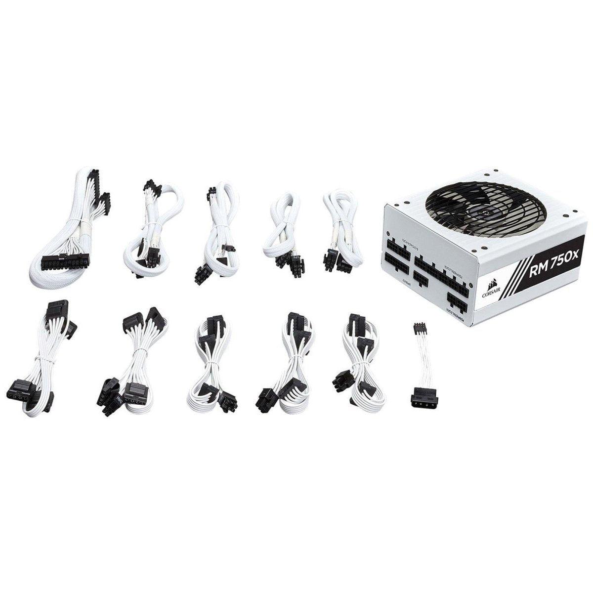 Corsair RM750x 80PLUS Gold (Blanc) | Alimentation modulaire 750W prix maroc- Smartmarket.ma