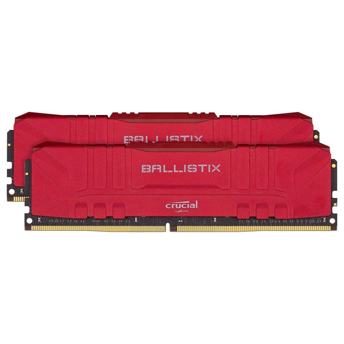 Crucial Ballistix 16 Go (2 x 8 Go) | DDR4 3000 MHz CL15 prix maroc- Smartmarket.ma