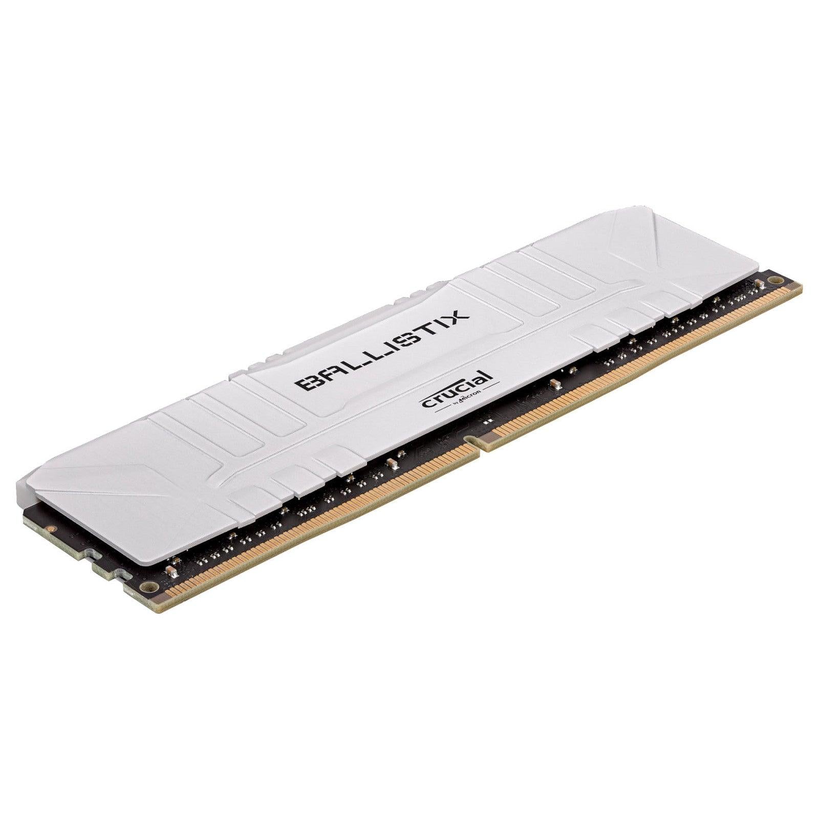 Crucial Ballistix 16 Go DDR4 3000 MHz CL15 - Blanche prix maroc- Smartmarket.ma