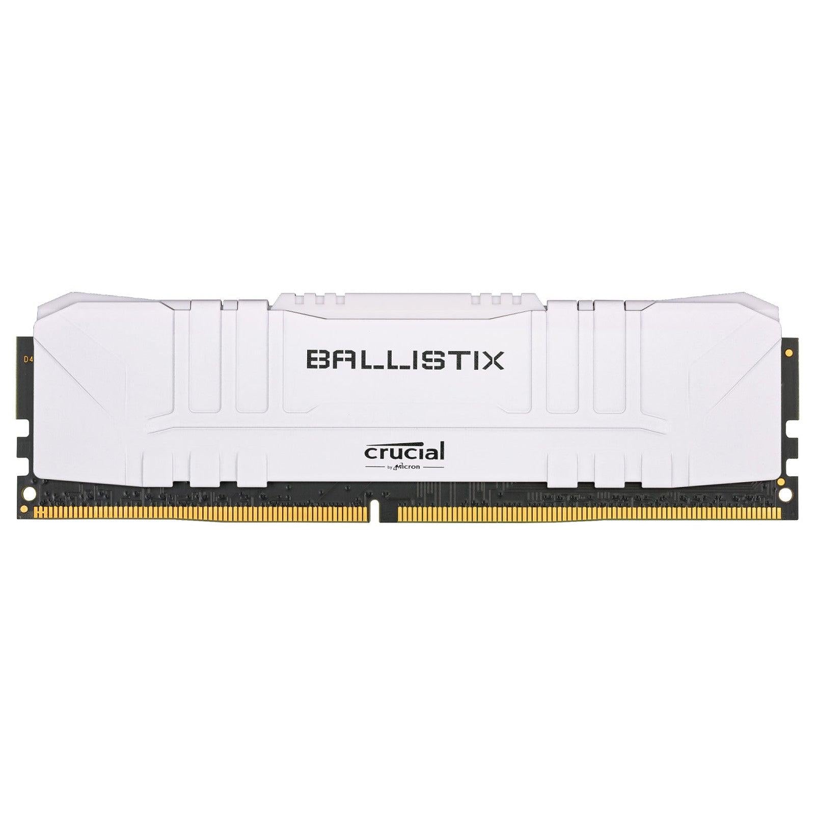 Crucial Ballistix 16 Go DDR4 3000 MHz CL15 - Blanche prix maroc- Smartmarket.ma