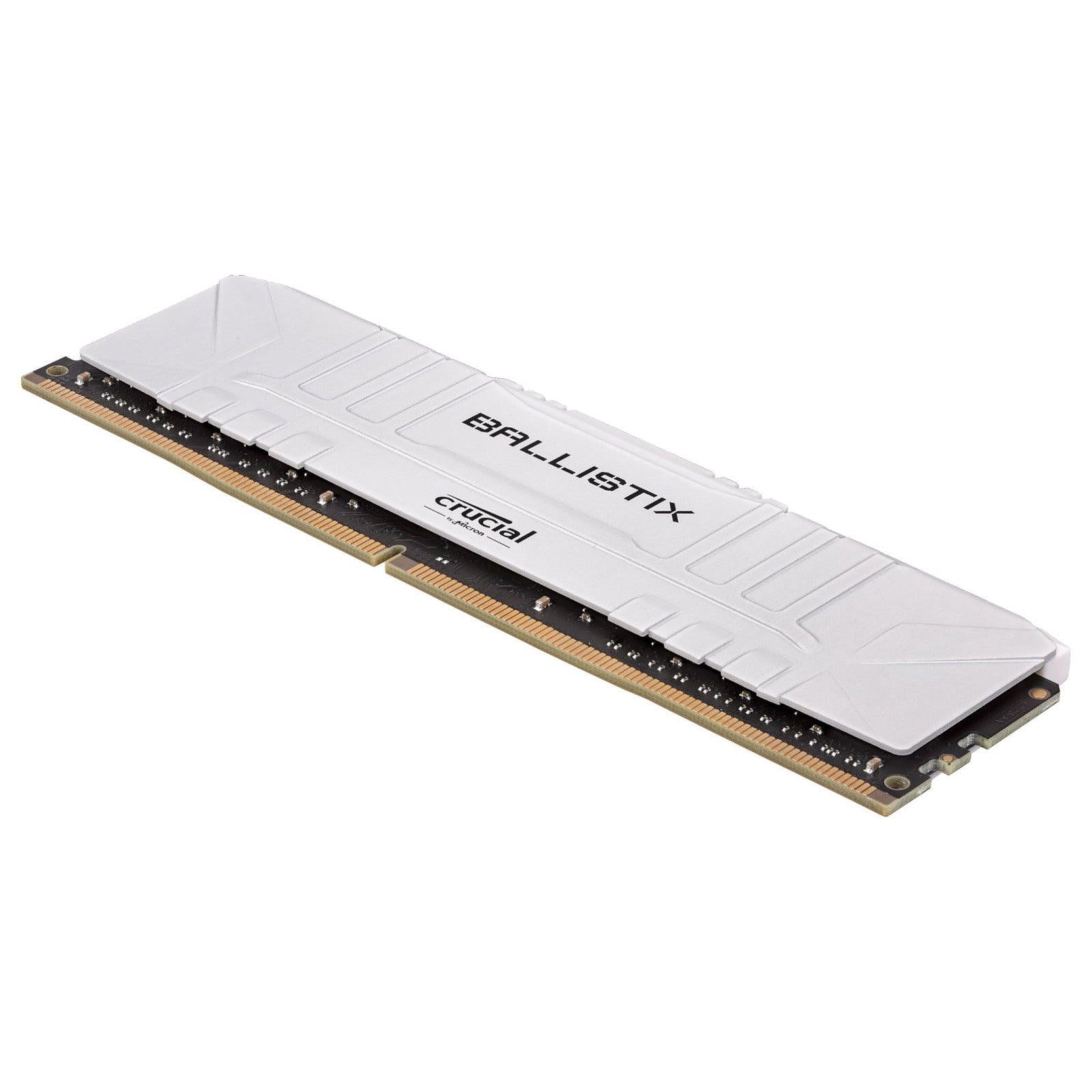 Crucial Ballistix 16 Go DDR4 3000 MHz CL15 - Blanche prix maroc- Smartmarket.ma