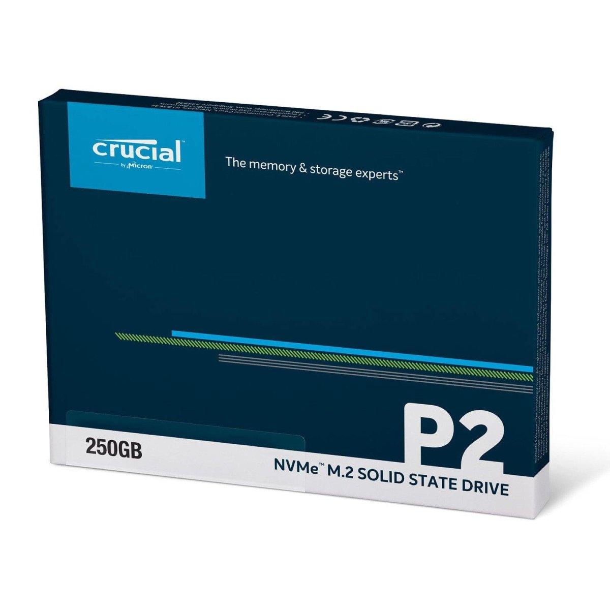 Crucial P2 M.2 PCIe NVMe 250 Go prix maroc- Smartmarket.ma