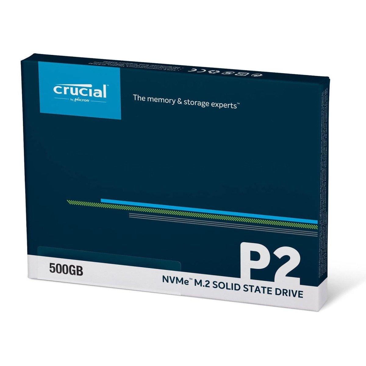 Crucial P2 M.2 PCIe NVMe 500 Go prix maroc- Smartmarket.ma
