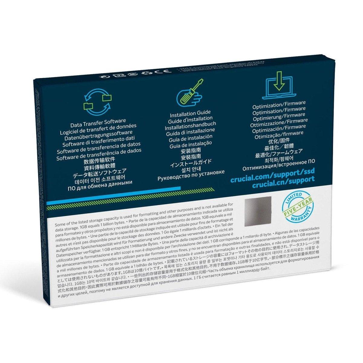 Crucial P2 M.2 PCIe NVMe 500 Go prix maroc- Smartmarket.ma
