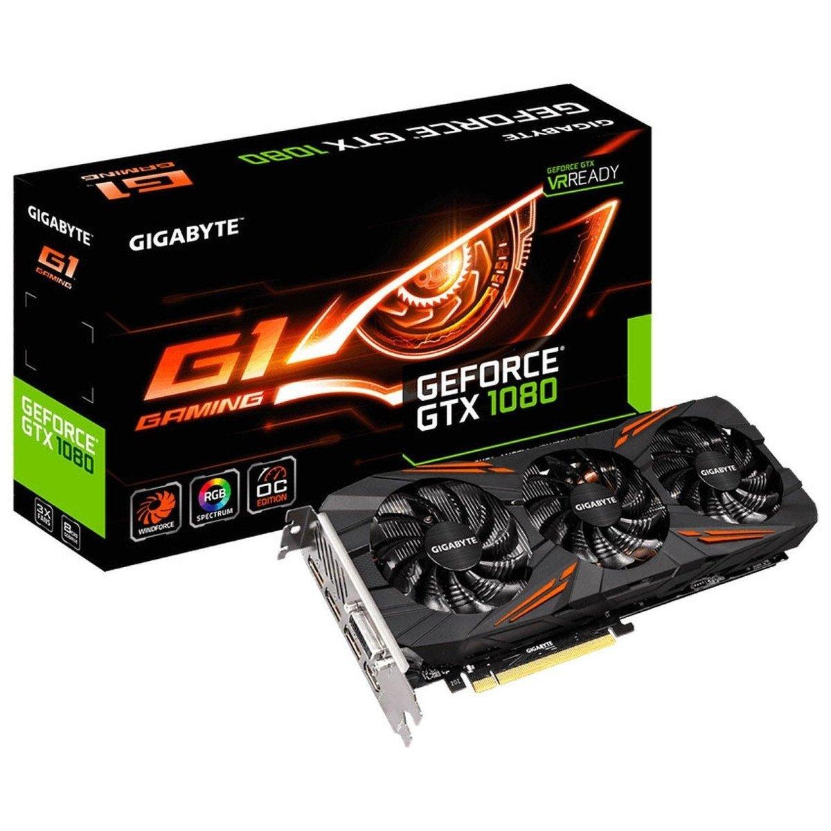 Gigabyte GeForce GTX 1080 G1 Gaming - GV-N1080G1 GAMING-8GD prix maroc- Smartmarket.ma