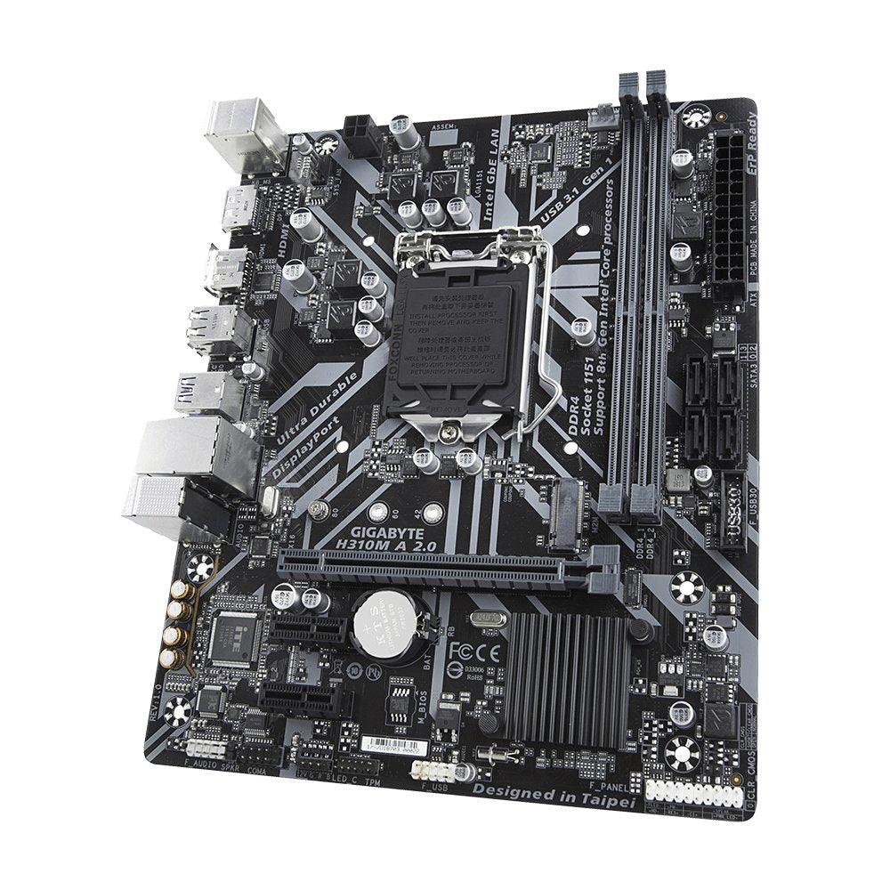 Gigabyte H310M A 2.0 (rev. 1.0) - Carte mère | Socket 1151 Intel H310 Express prix maroc- Smartmarket.ma
