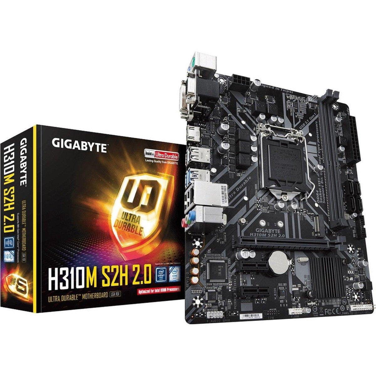 Gigabyte H310M S2H 2.0 - Carte mère Micro ATX prix maroc- Smartmarket.ma