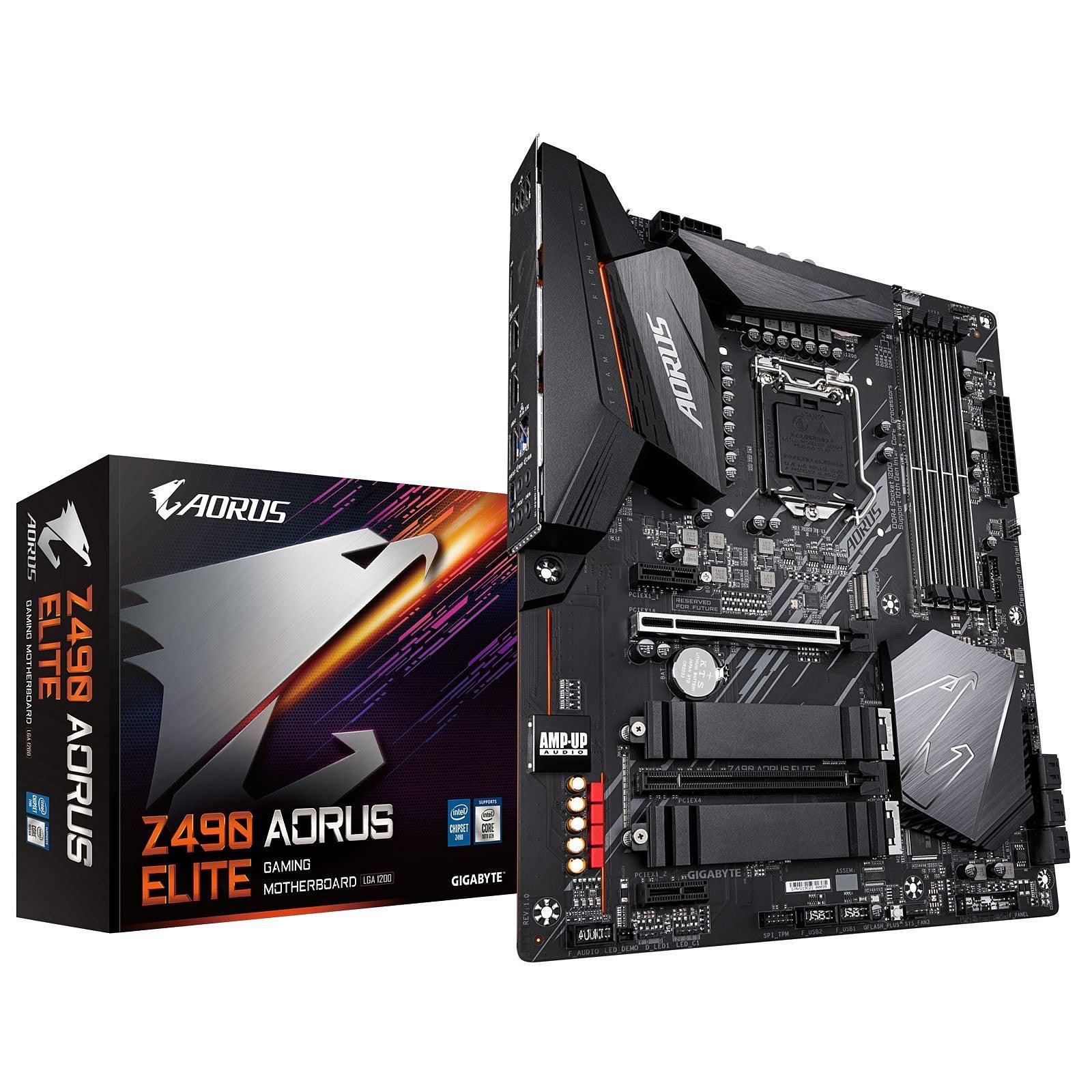 Gigabyte Z490 Aorus Elite - Carte mère | RGB Fusion 2.0 prix maroc- Smartmarket.ma