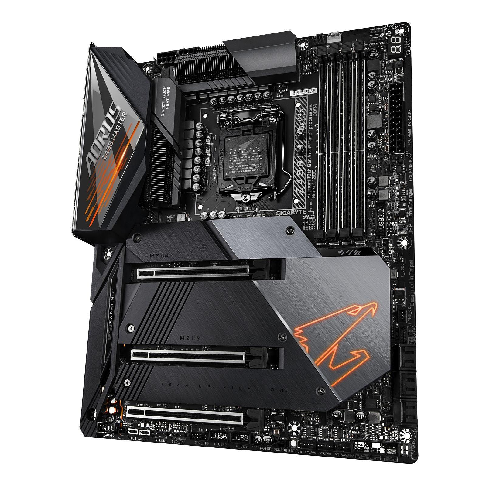 Gigabyte Z490 Aorus Master 1.1 - Carte mère | RGB Fusion prix maroc- Smartmarket.ma