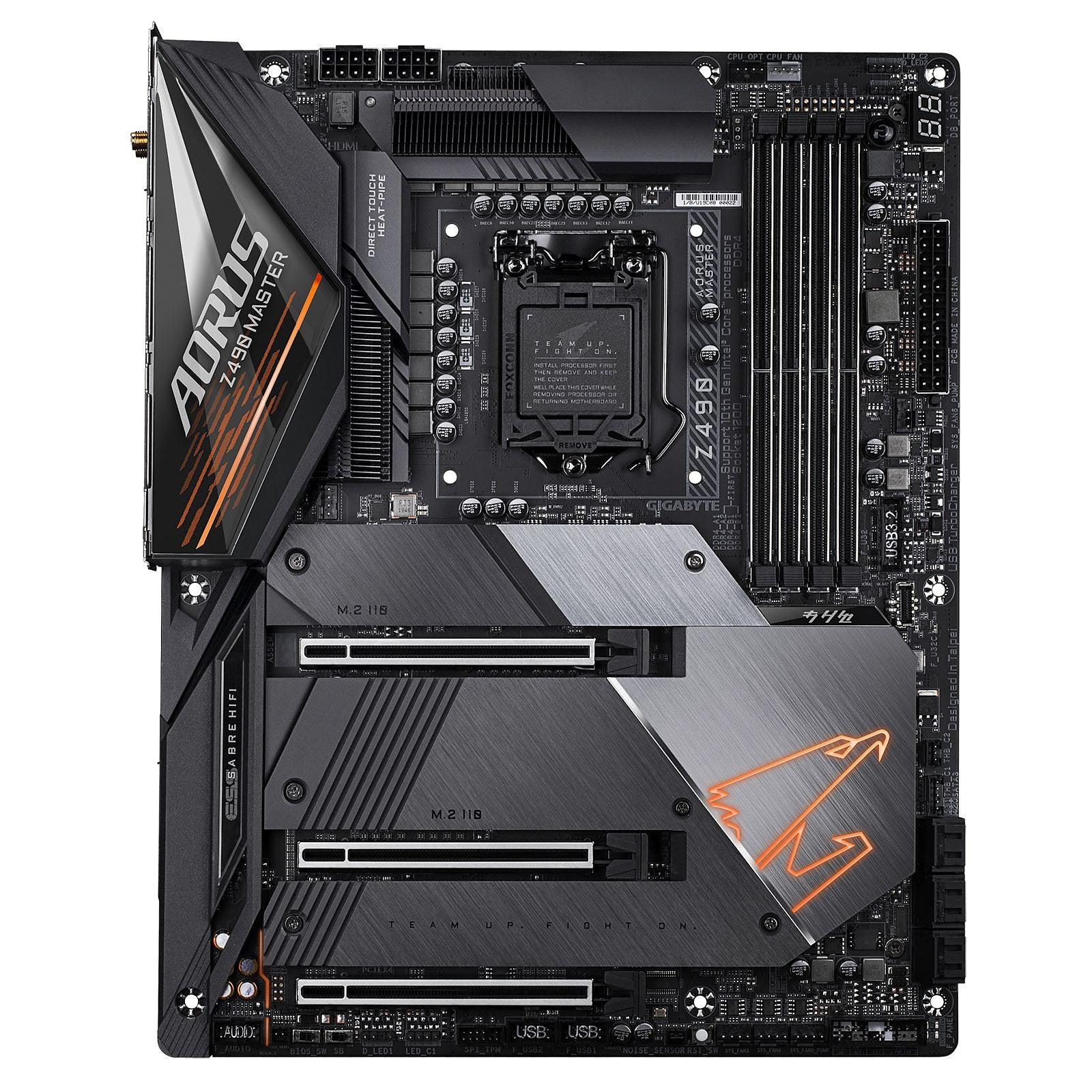Gigabyte Z490 Aorus Master 1.1 - Carte mère | RGB Fusion prix maroc- Smartmarket.ma