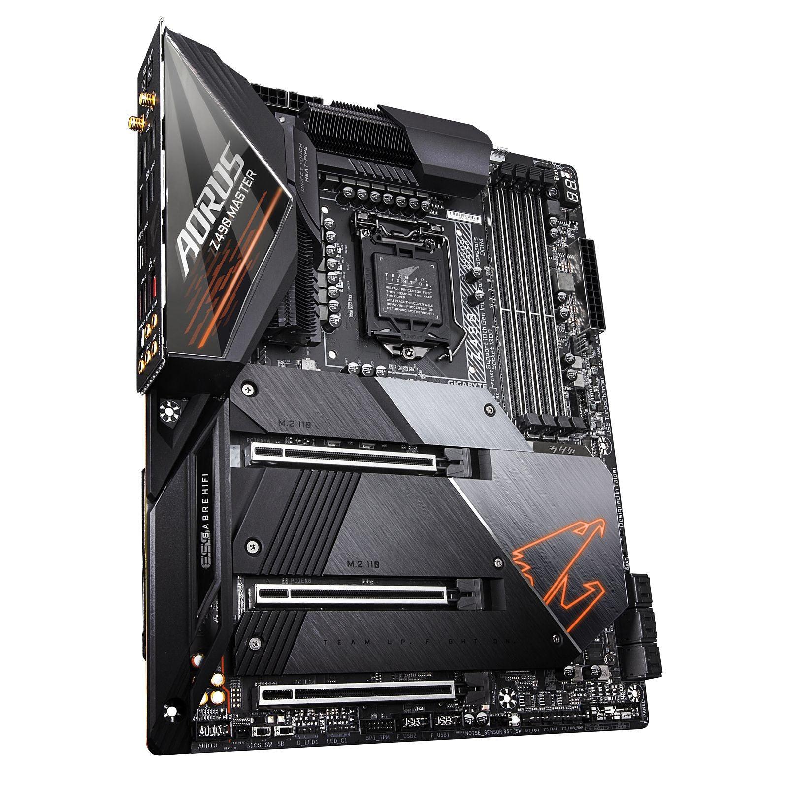 Gigabyte Z490 Aorus Master 1.1 - Carte mère | RGB Fusion prix maroc- Smartmarket.ma