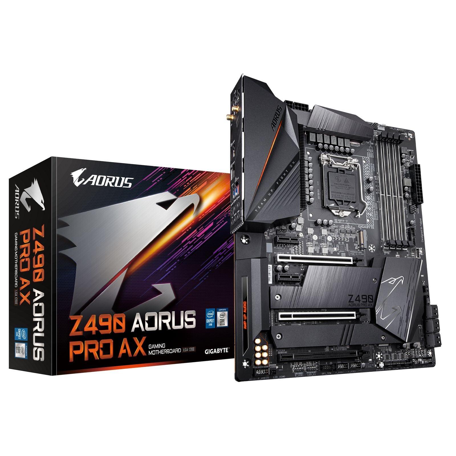 GIGABYTE Z490 AORUS PRO AX - Carte mère | RGB FUSION 2.0 prix maroc- Smartmarket.ma