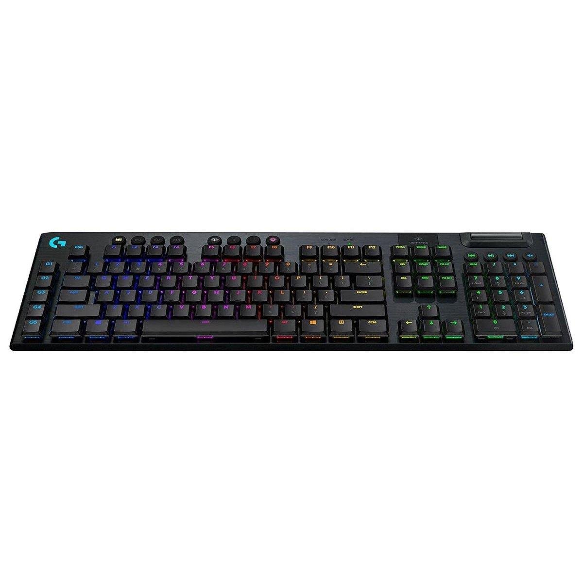 Logitech G915 Lightspeed Carbone (Tactile Version) - Clavier Gamer Sans Fil prix maroc- Smartmarket.ma