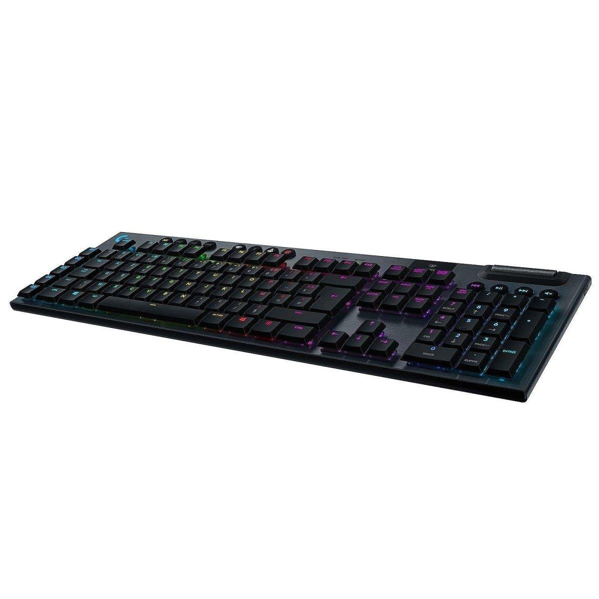 Logitech G915 Lightspeed Carbone (Tactile Version) - Clavier Gamer Sans Fil prix maroc- Smartmarket.ma
