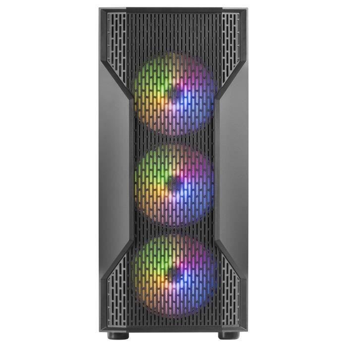 Mars Gaming MCA Noir - Boîtier Semi-Tour | 3 FRGB Ventilateurs prix maroc- Smartmarket.ma