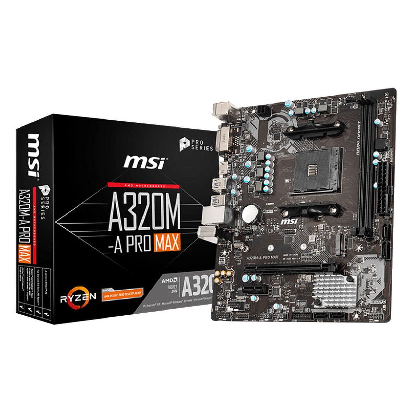 MSI A320M-A pro max prix maroc- Smartmarket.ma