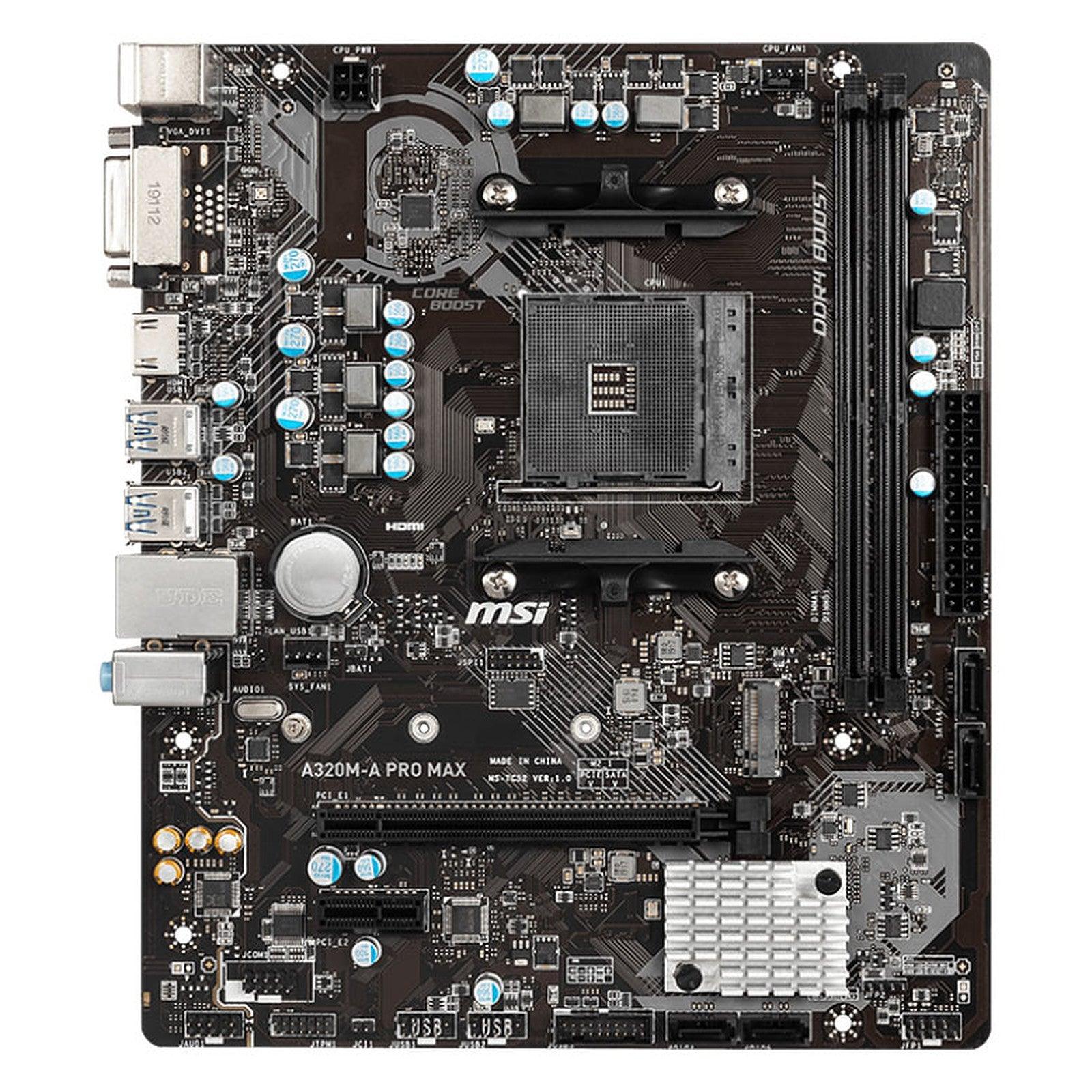 MSI A320M-A pro max prix maroc- Smartmarket.ma