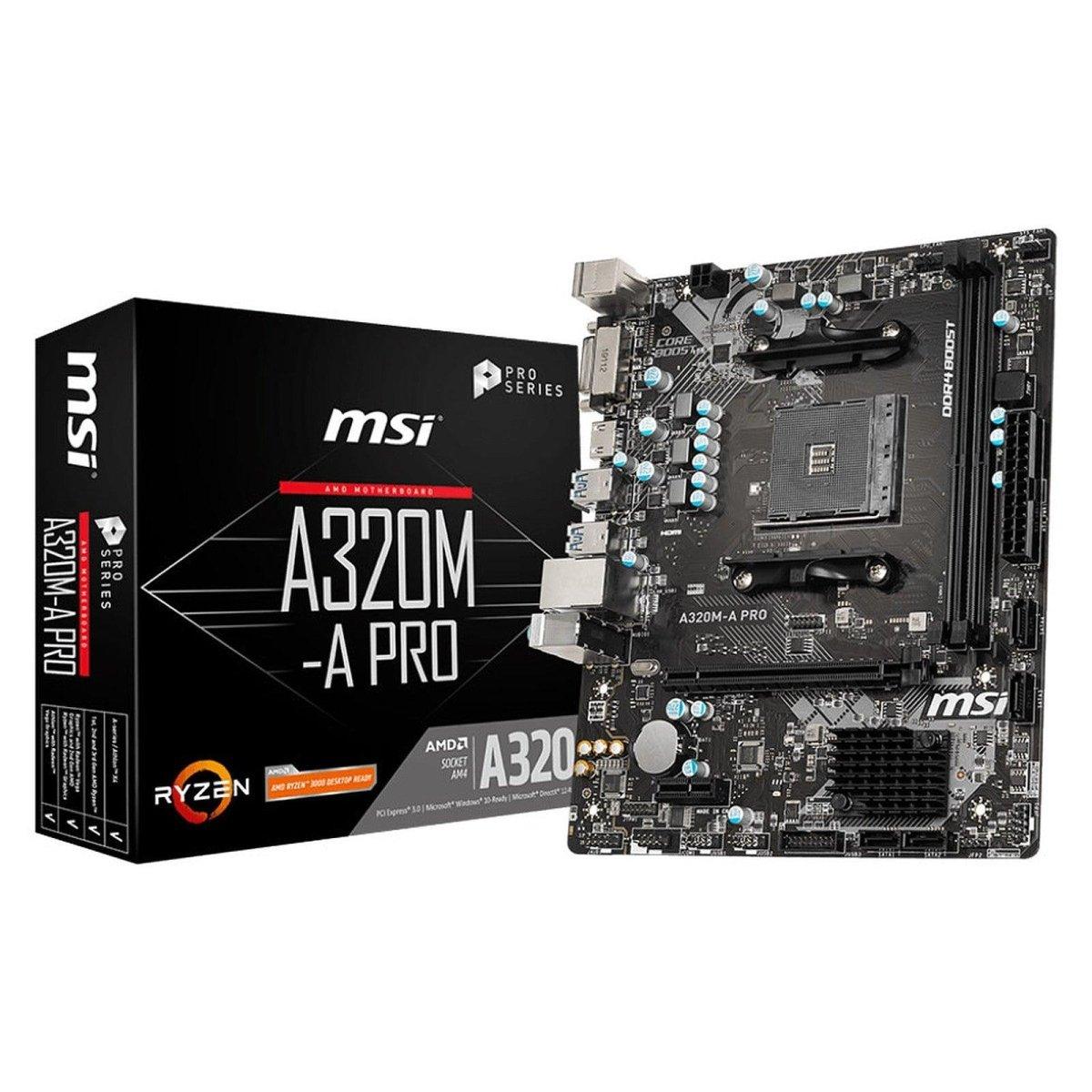 MSI A320M-A PRO prix maroc- Smartmarket.ma
