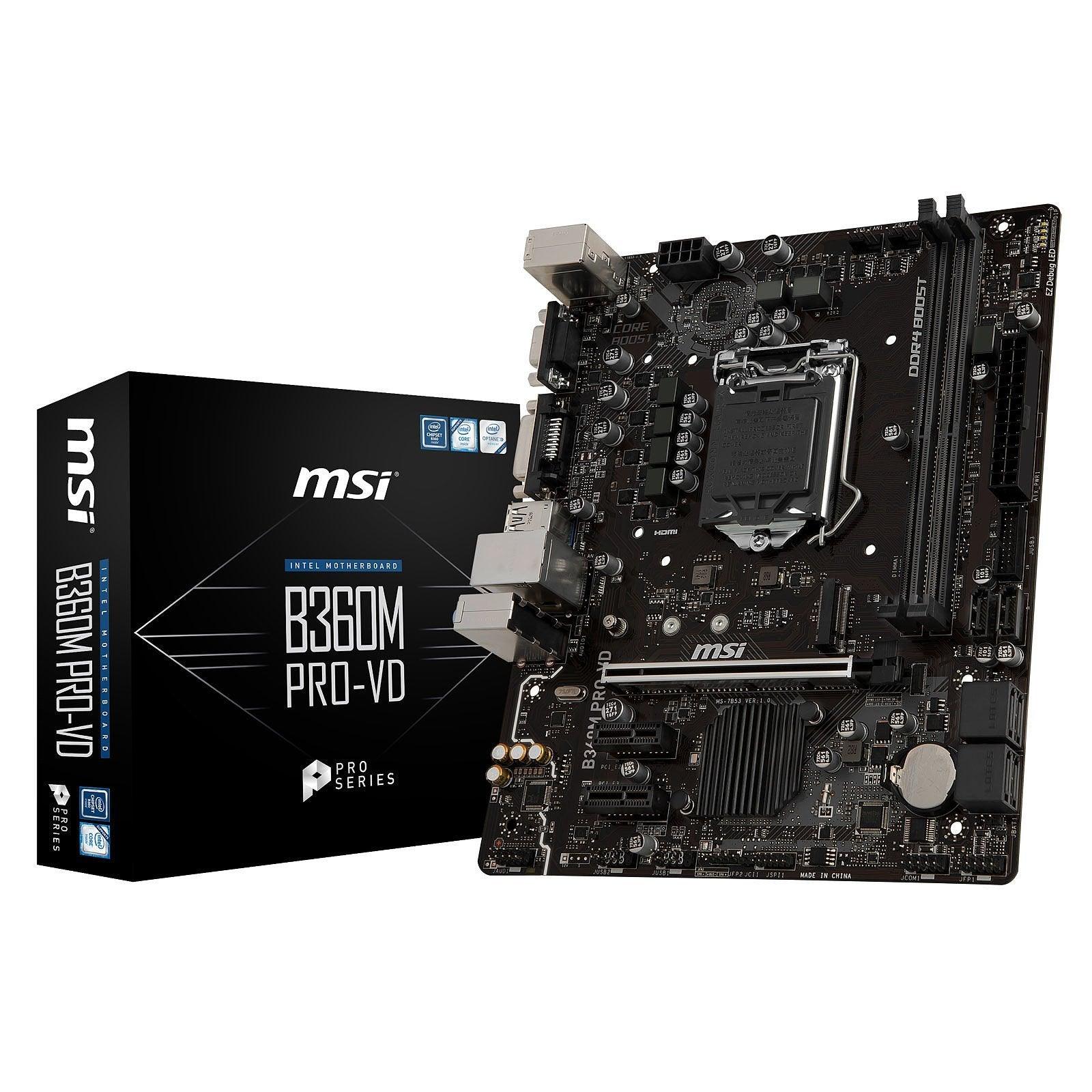 MSI B360M PRO-VD prix maroc- Smartmarket.ma