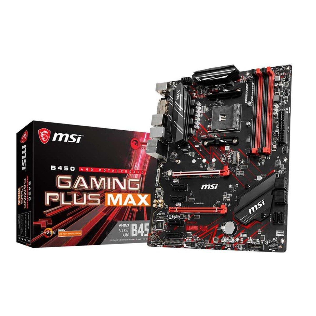 MSI B450 Gaming Plus Max - Carte mère | Socket AM4 AMD B450 prix maroc- Smartmarket.ma