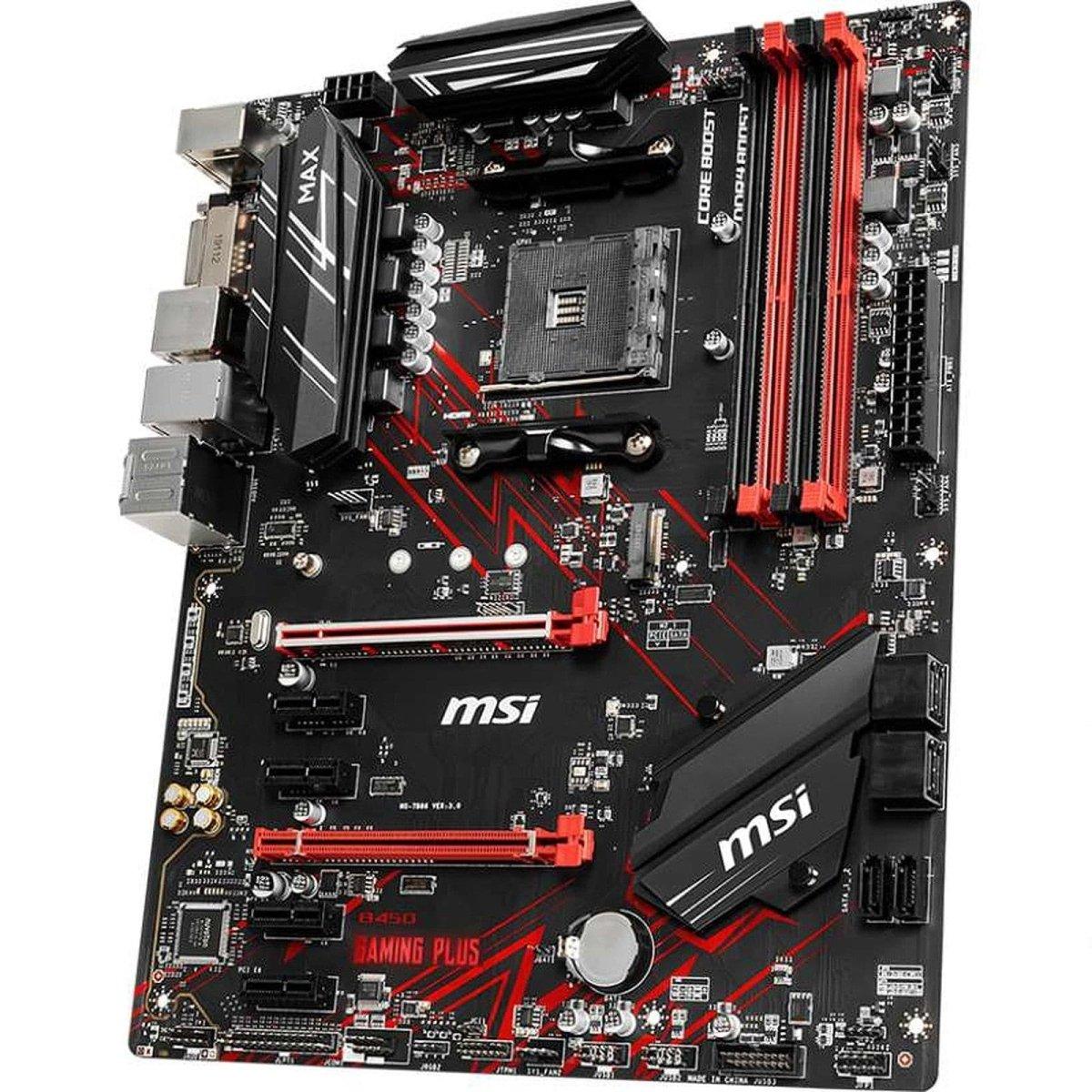 MSI B450 Gaming Plus Max - Carte mère | Socket AM4 AMD B450 prix maroc- Smartmarket.ma