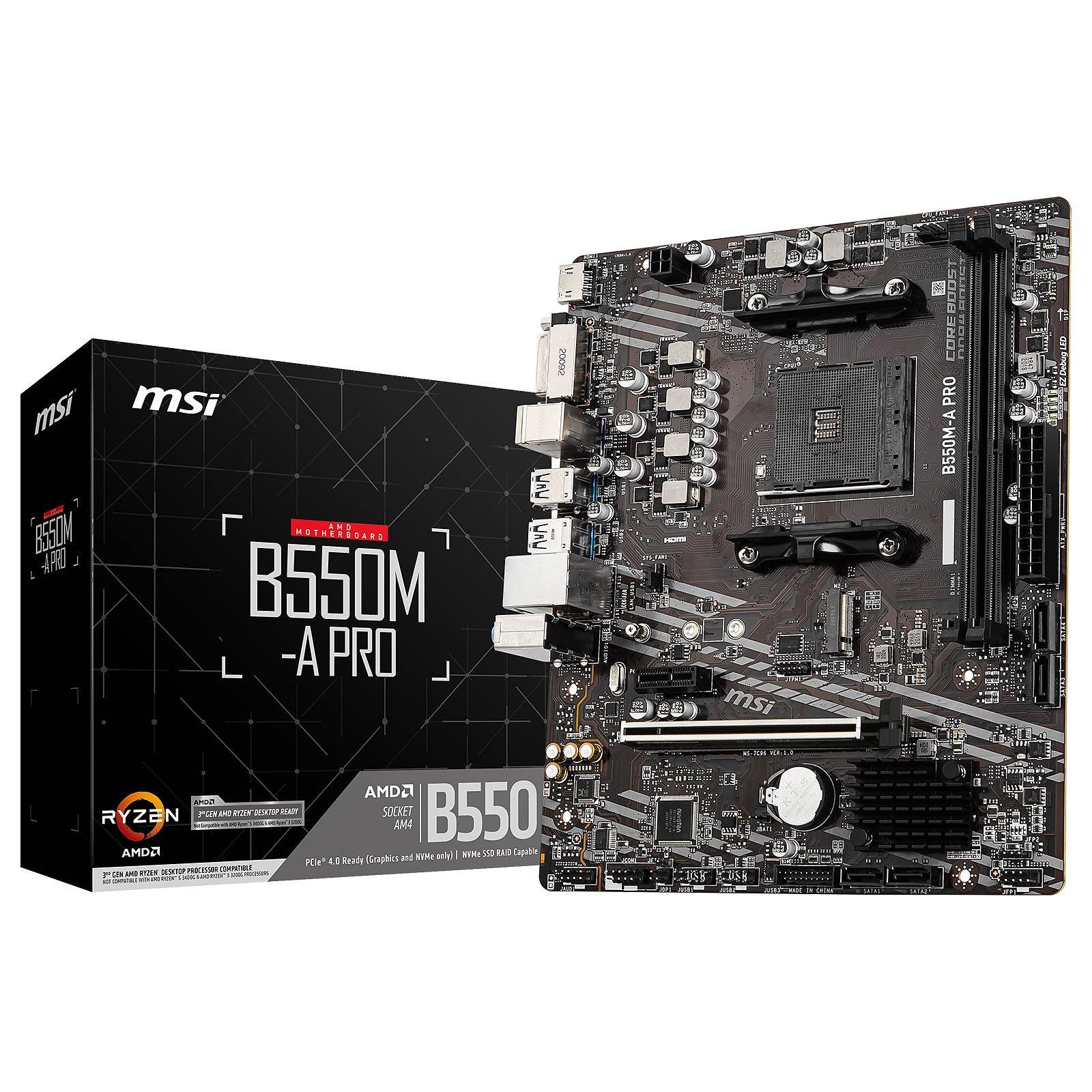 MSI B550M-A PRO prix maroc- Smartmarket.ma