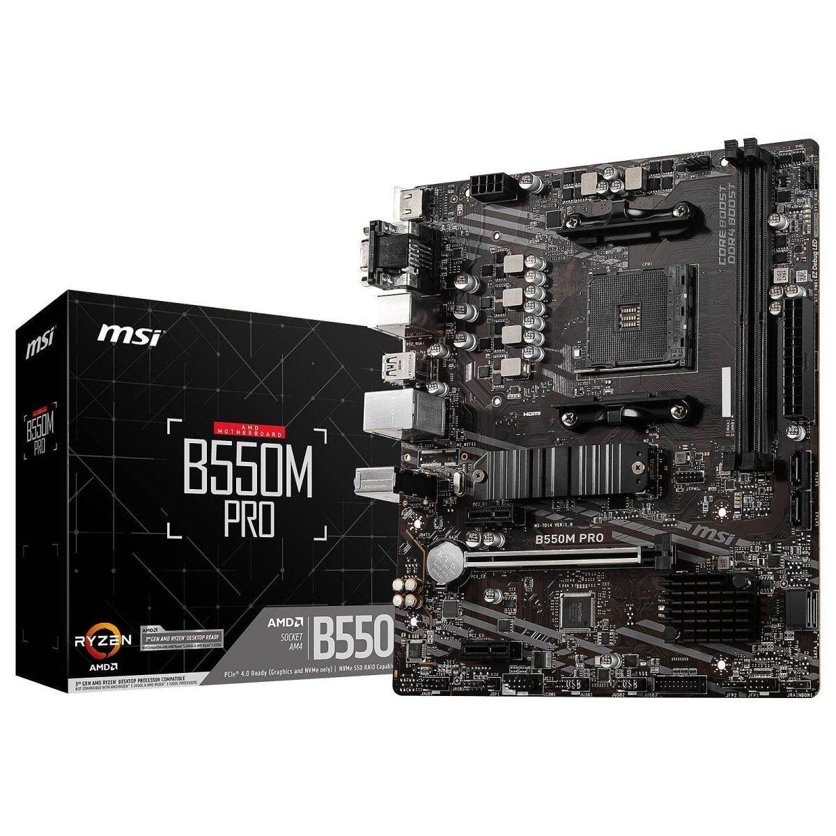 MSI B550M Pro - Carte mère | Socket AM4 AMD B550 prix maroc- Smartmarket.ma