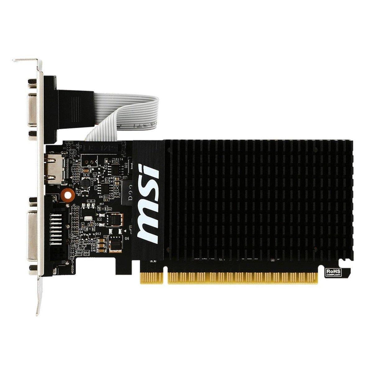 MSI GeForce GT 710 2GD3H LP - Carte Graphique | 2 Go - HDMI/DVI prix maroc- Smartmarket.ma