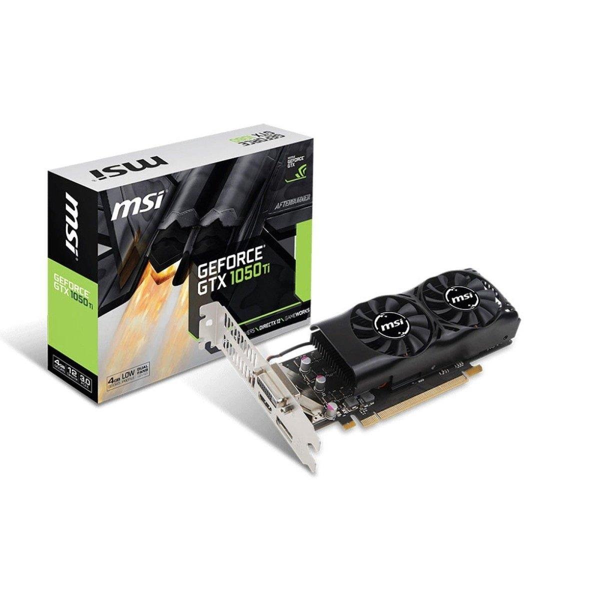 MSI GeForce GTX 1050 TI 4GT LP - Carte graphique | 4 Go GDDR5 prix maroc- Smartmarket.ma