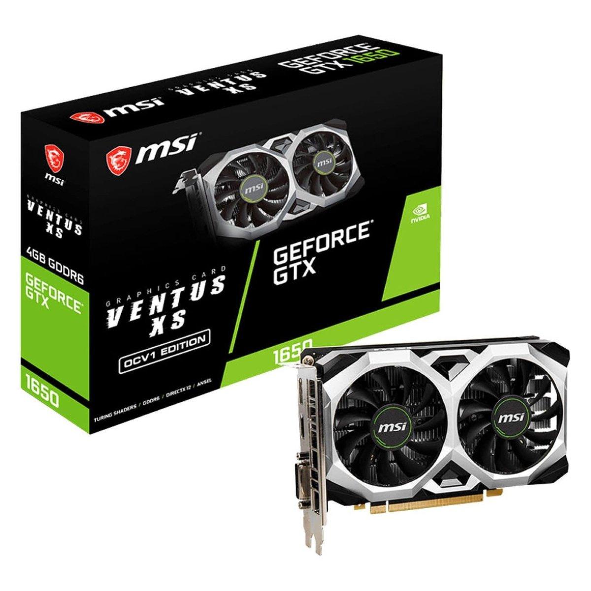 MSI GeForce GTX 1650 D6 Ventus XS OCV1 prix maroc- Smartmarket.ma