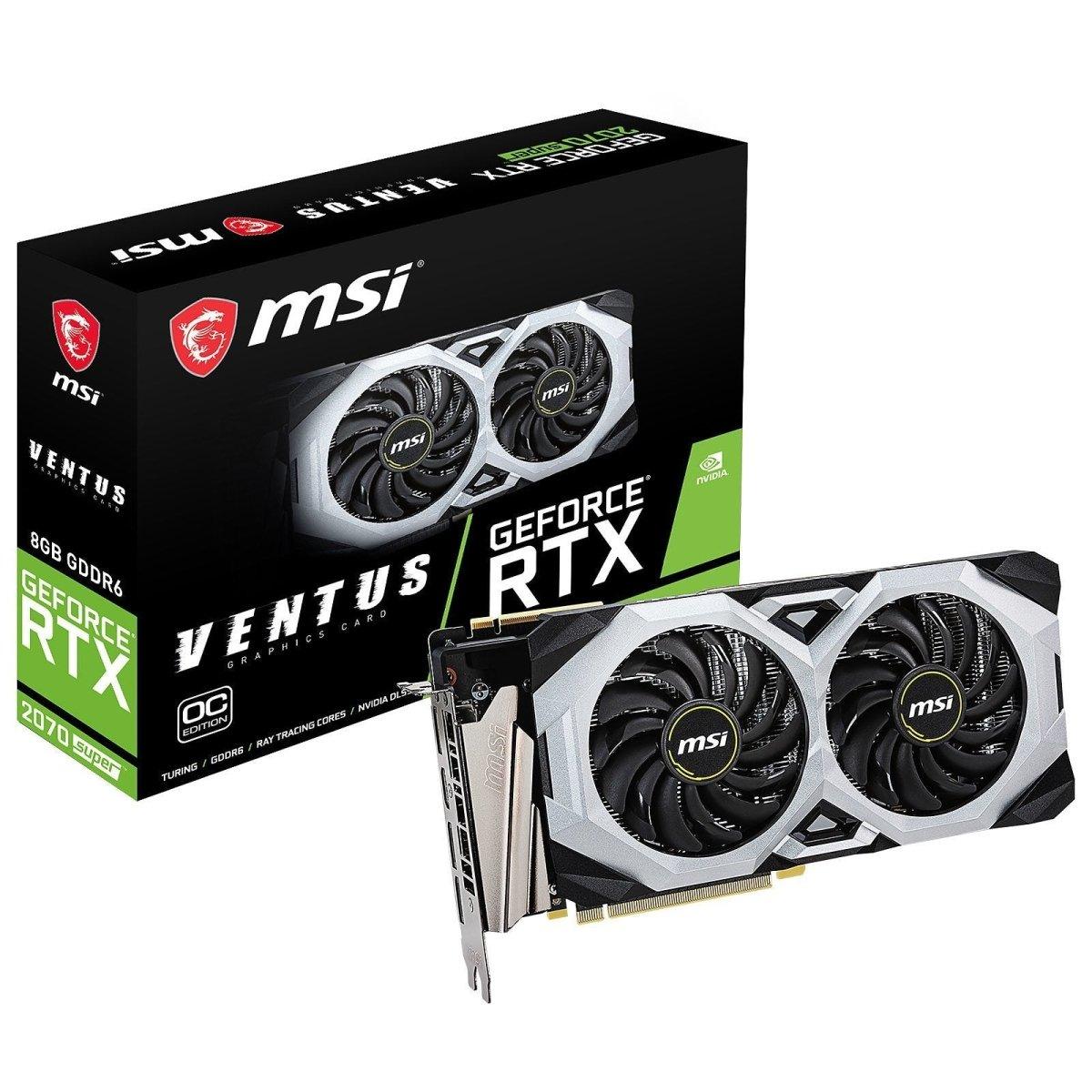 MSI GeForce RTX 2070 SUPER VENTUS OC - Carte Graphique | VR HDR 4K prix maroc- Smartmarket.ma