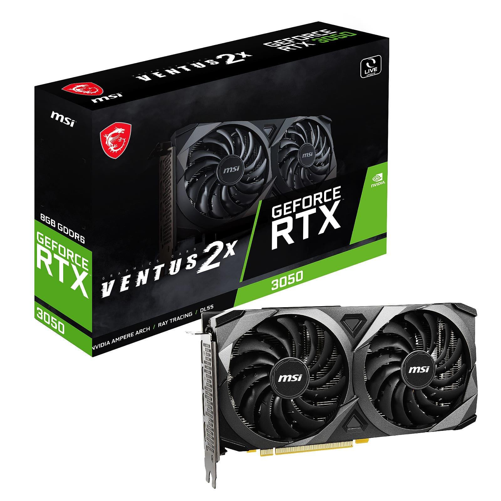 MSI GeForce RTX 3050 VENTUS 2X 8G prix maroc- Smartmarket.ma